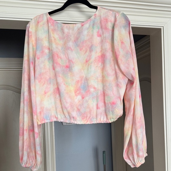 Chelsea and Violet Pastel Crop Top sSize XL - Picture 2 of 2